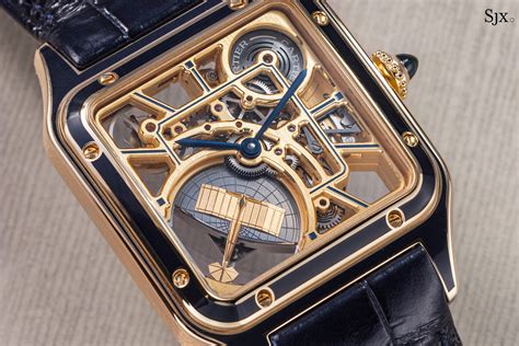 cartier santos iced out replica|cartier santos dumont micro rotor.